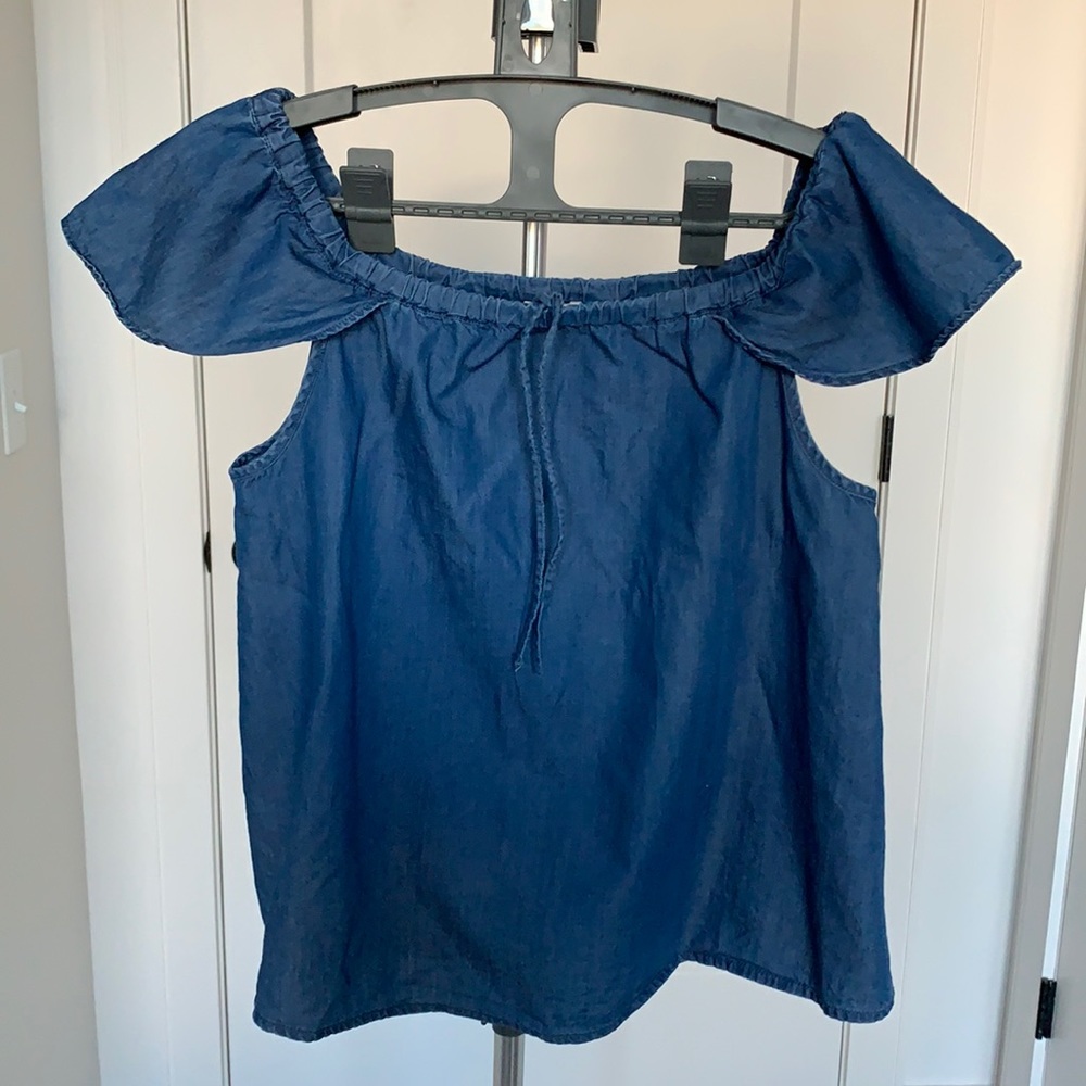 JCrew Chambray Blouse